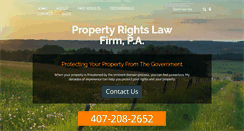 Desktop Screenshot of florida-eminent-domain.com